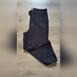 Anne Klein Women's Black Wide-Leg Cropped Pants - Size 8
